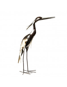 Héron blanc 70 cm-Héron et grands oiseaux