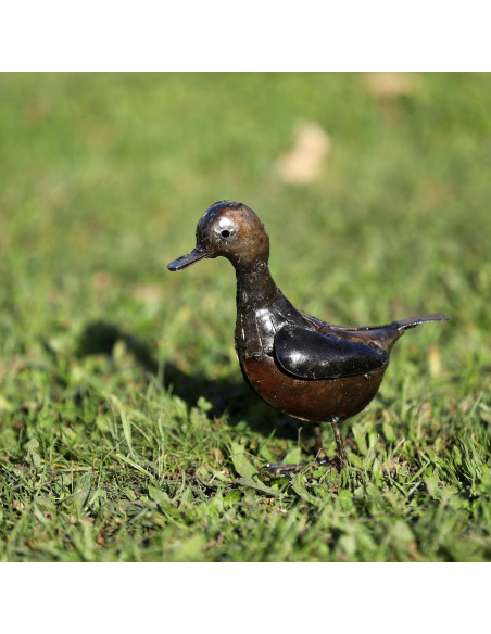 Caneton en métal recyclé-Basse-cour et animaux de la ferme