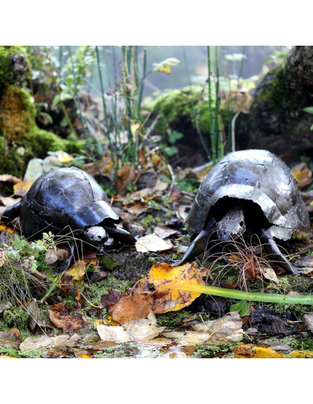 Tortue en métal recyclé-Animaux sur pattes