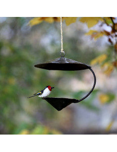 Mangeoire conique Chardonneret Elégant-Mangeoire oiseaux à suspendre 2