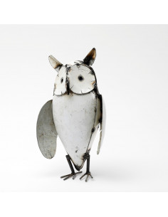 Hibou blanc - grand modèle-Chouettes et hiboux