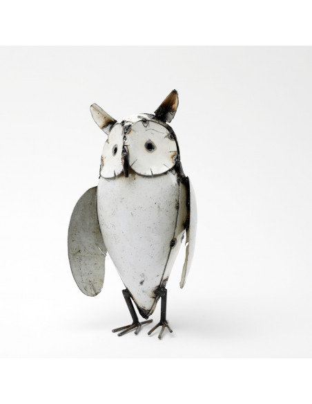 Hibou blanc - grand modèle-Chouettes et hiboux