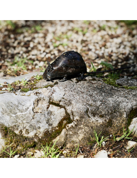 Souris en métal recyclé-Animaux sur pattes