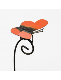 Tuteur petit Papillon rouge-Tuteurs insectes