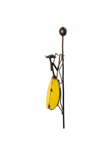 Tuteur Mante religieuse jaune-Tuteurs insectes