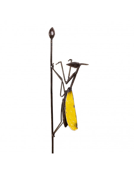 Tuteur Mante religieuse jaune-Tuteurs insectes